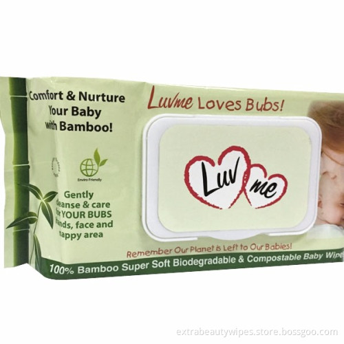 Lingettes pour bébés sensibles sans produits chimiques